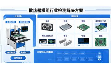 散热器模组视觉检测解决方案_鲍鱼片/热管/PAD检测设备厂家